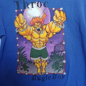 Bugle Boy Throc Graphic Vintage 1996 Boys Short Sleeve T-Shirt Medium